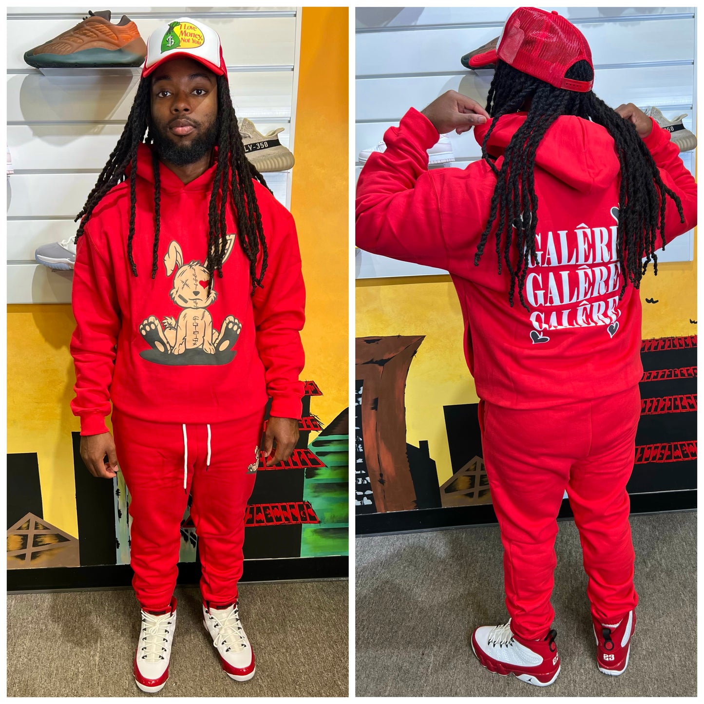 Teddy Galère Pullover Jogger Set